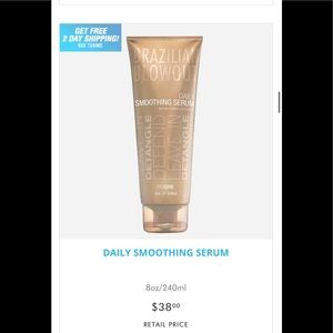 BRAND NEW!! Brazilian Blowout Açaí Daily  Smoothing Serum